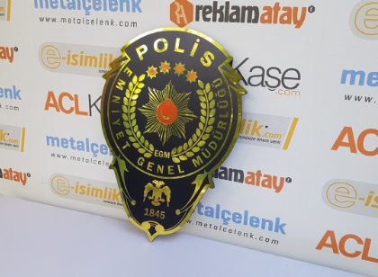 Polis Logosu Uv Baskı