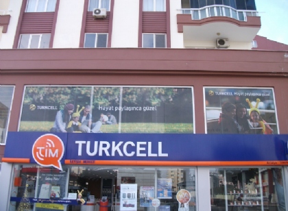 Turkcell cam delikli folye uygulaması