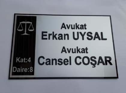 Avukat Ofis Tabelası