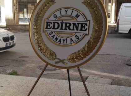 Edirne giyim metal çelenk