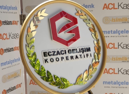 Metal çelenk Eczacı gelişim kooperatifi