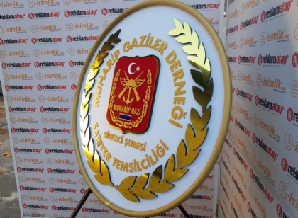 muharip gaziler, metal çelenk, tören çelengi