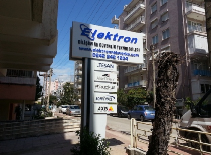 Kabartma yazılı totem elektron bilişim