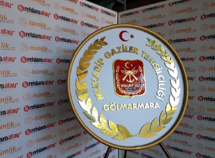 Gölmarmara Türkiye Muharip Gaziler Derneği Çelengi - Tümgazider Metal Çelenk